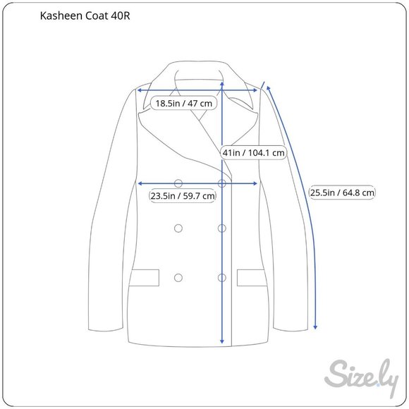 Vintage 50s-60s Charcoal Gray Herringbone Kasheen Kashmir Overcoat Scotland‎ 40R - Picture 10 of 10